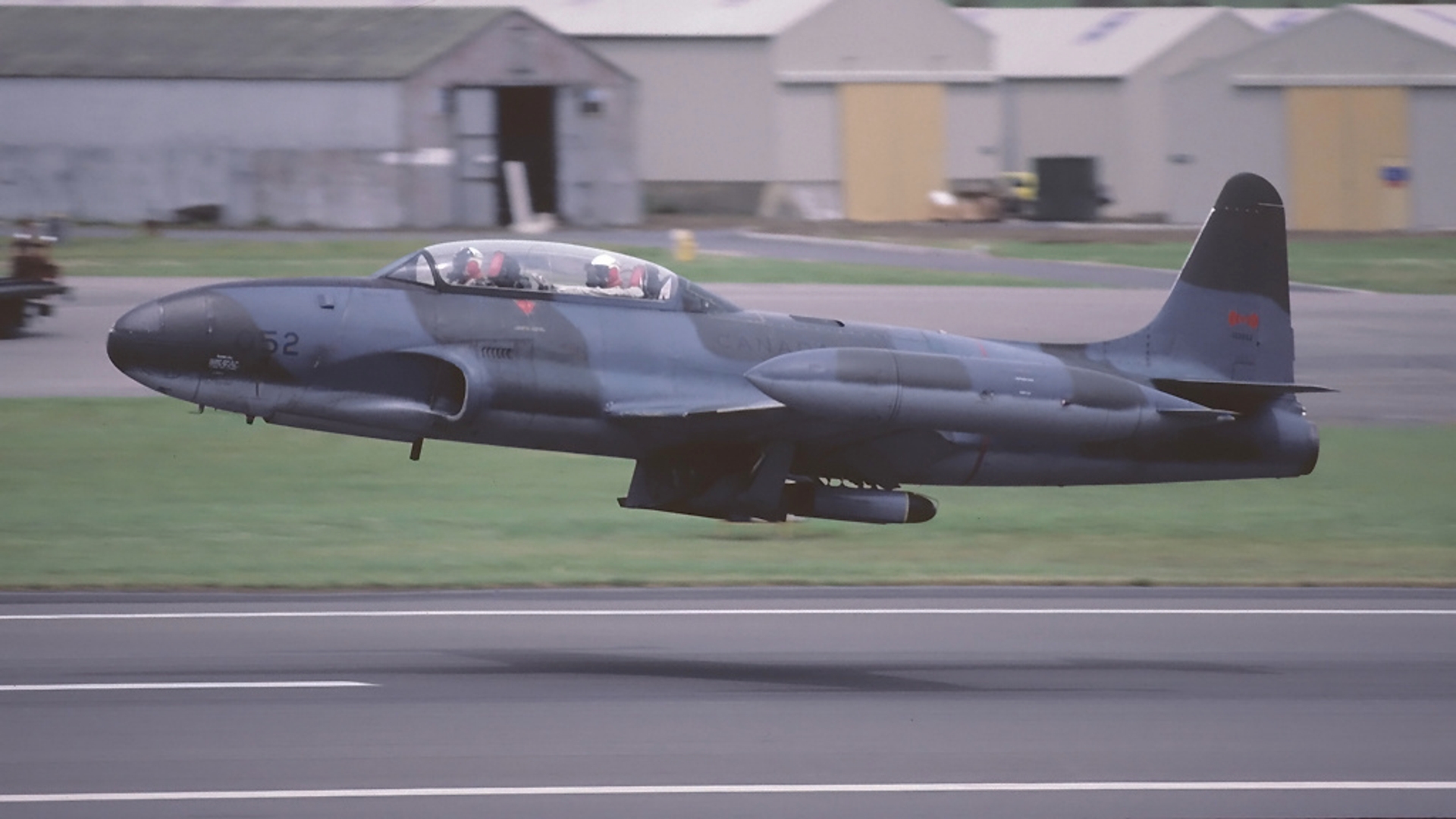 Canadian Armed Forces CT-133 (133052) departing RAF Fairford in England